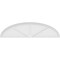 Ekena Millwork Elliptical 3 Spoke Architectural Grade PVC Pediment, 76"W x 20"H x 2"P PEDPS076X200ELL03 - alternate 2